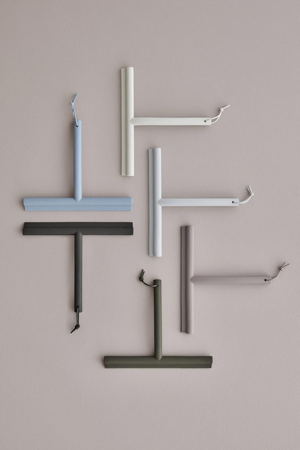 Blomus VIPO Shower Squeegee with Holder, 24 Cm Wide, Silicone Squeegee for Shower, Bathroom, Window Squeegee, Windscreen Squeegee, White image number 6