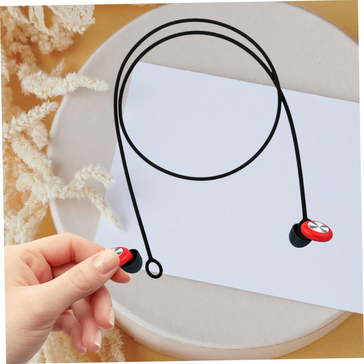 Homoyoyo Earbud Lanyard Silicone Removable Strap for Earbuds Soft Flexible Cord for Outdoor Sports and Daily Use image number 2