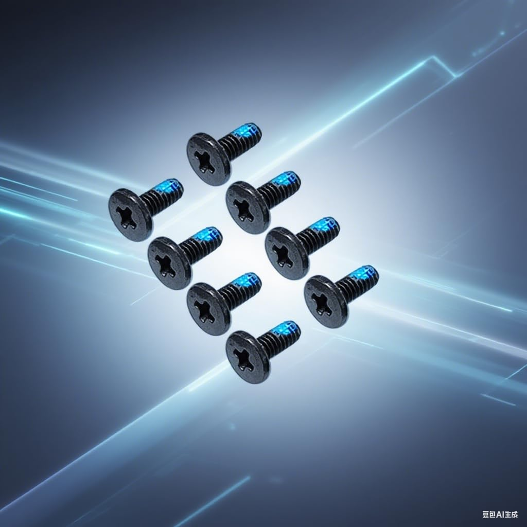 Lower Bottom Screws for Dell Inspiron 5577 5576 7557 7559 M2X5 Black Laptop Bottom Base Cover Case Hexagonal Plum Screws image number 1