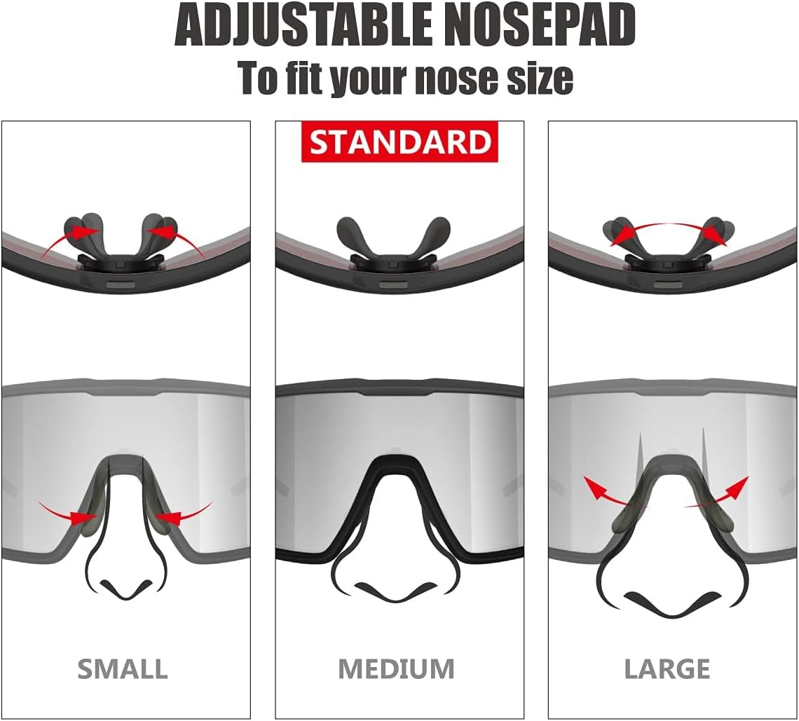 Living Out Your Qool Time Polarized Cycling Sunglasses for Women Men Golfing Running Volleyball MTB Outdoor Sports Padel