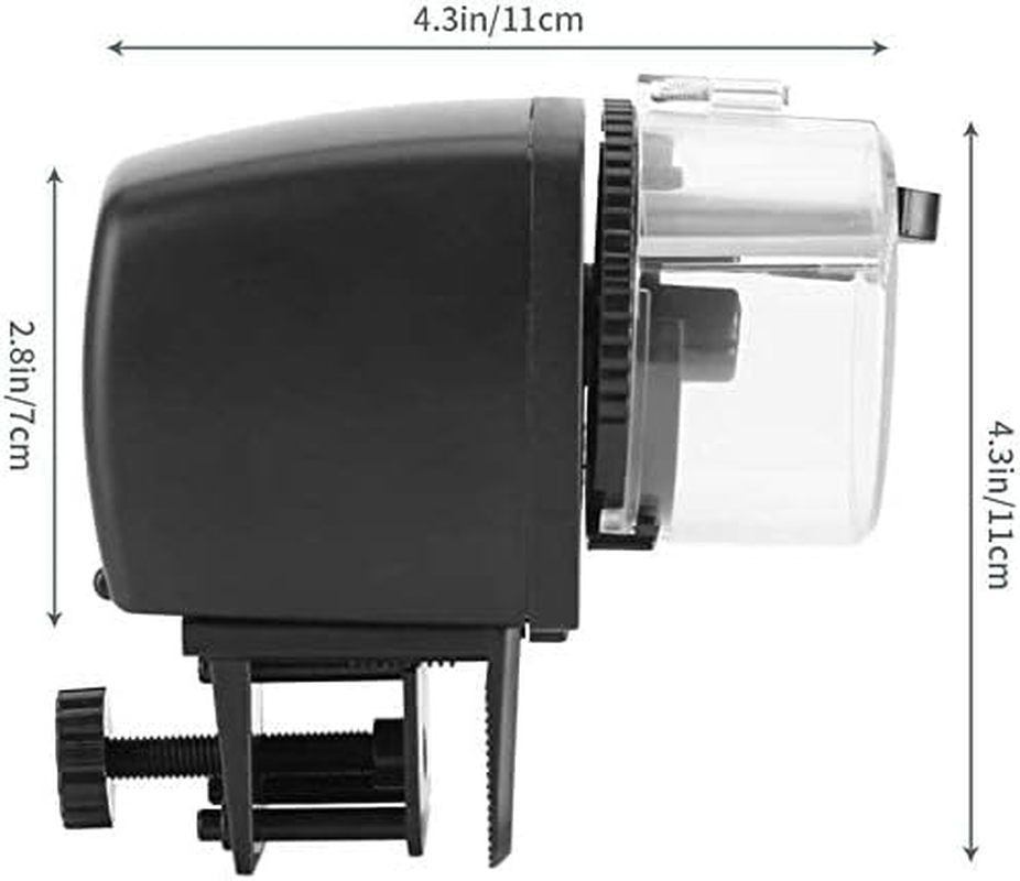 Automatic Fish Feeder Aquarium Auto Fish Food Dispenser Food Feeding Machine LCD Display Electronic Fish Feeder for Fish