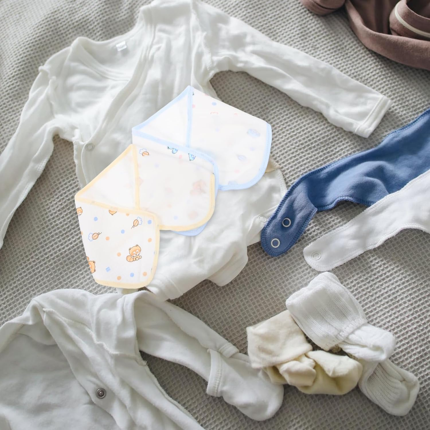 3Pcs Belly Band Cotton Material Pregnancy Bump Strap Postpartum Belly Band Straps Boy Girl Navel Belt Newborn Supplies image number 1