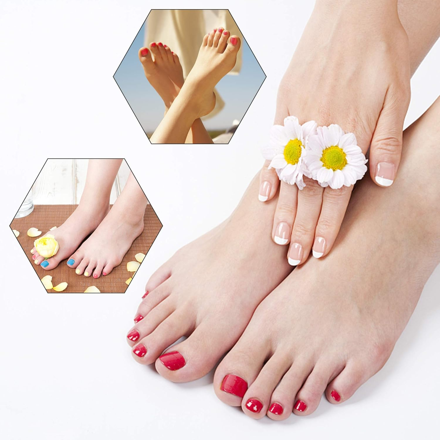 Akamino 120 Pieces Replacement Sandpaper Discs for Electric Foot File - Professional Callus Remover Tool Sandpaper Pad for Men Women Dead Cracked Hard Skin Calluses image number 4