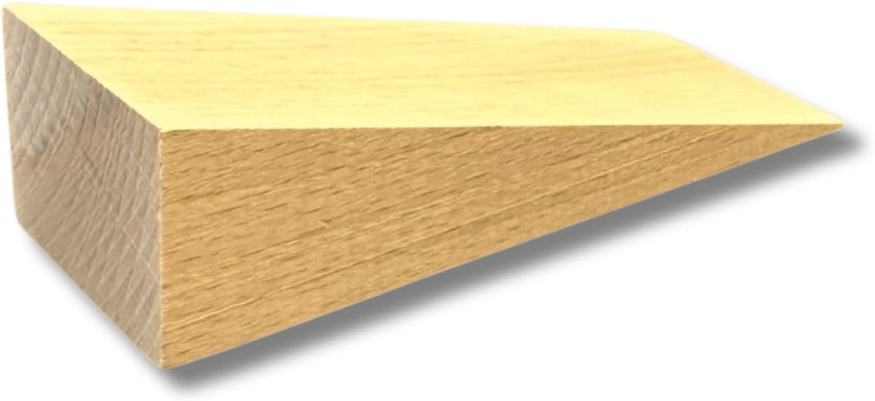 Tolux Wooden Wedges, Hardwood Wedge, Beech Wood Wedge, Wooden Doorstop, Handy Tool in Carpentry, Construction and Various DIY Projects, Size 80X25X20 Mm, Pack of 10 Pcs image number 5