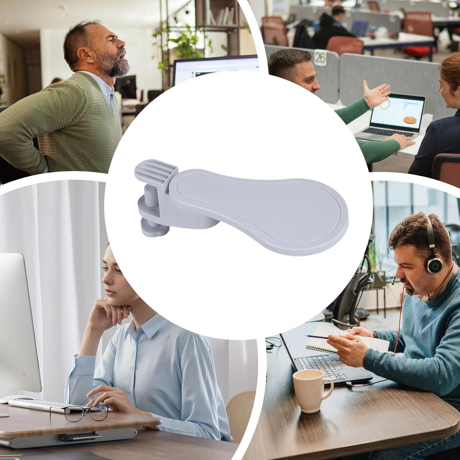 Desk Armrest | Desk Elbow Support | Ergonomic Adjustable Computer Table Home School Student Wheelchair