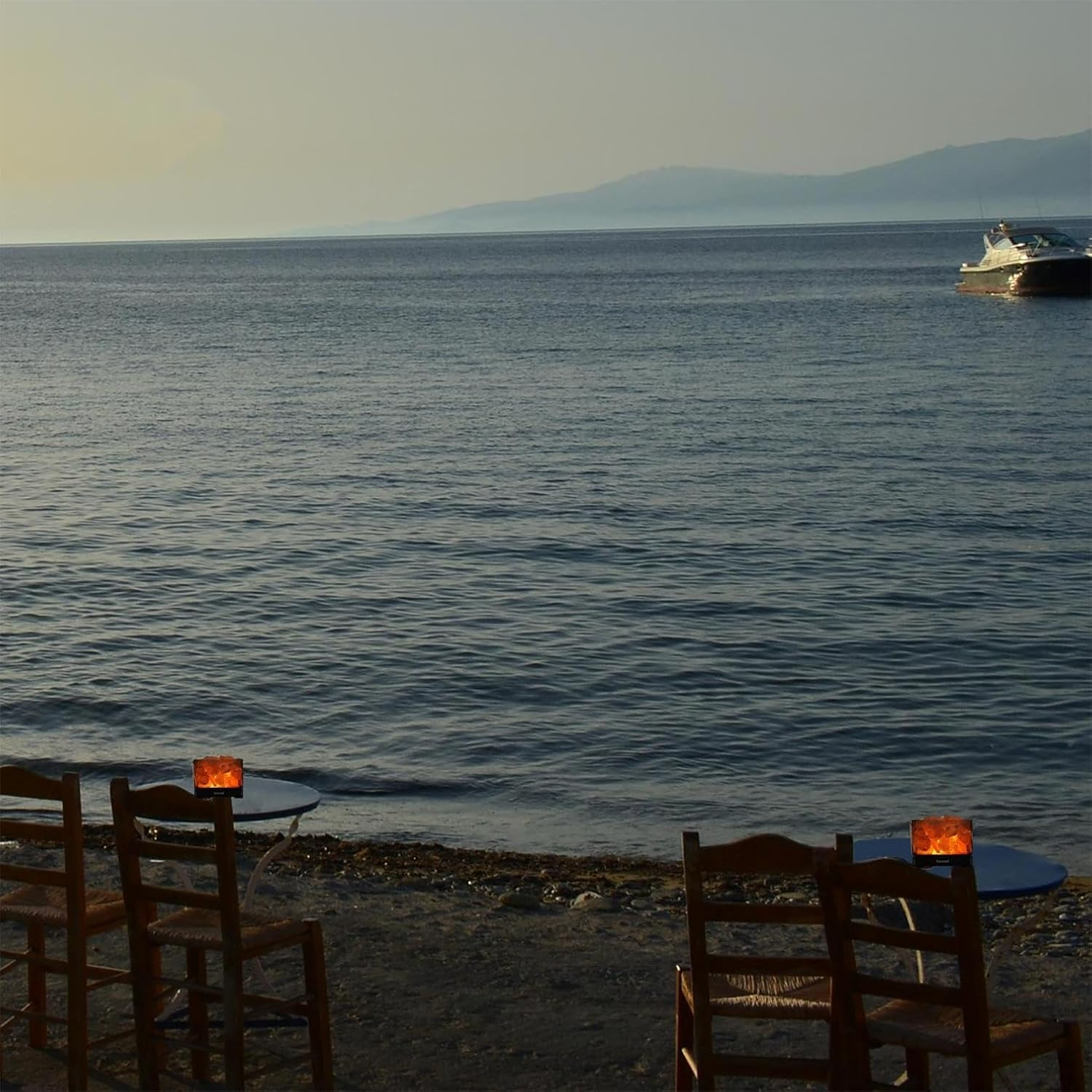 HISUNY Touch Himalayan Salt Lamp with Smart Heating Essential Oil System, 6-Way Dimmable Mini USB LED Pink Natural Salt Rock Night Lamp for Home Decor Zen Gifts Salt Therapy Yoga Spa Meditation - A Model image number 4