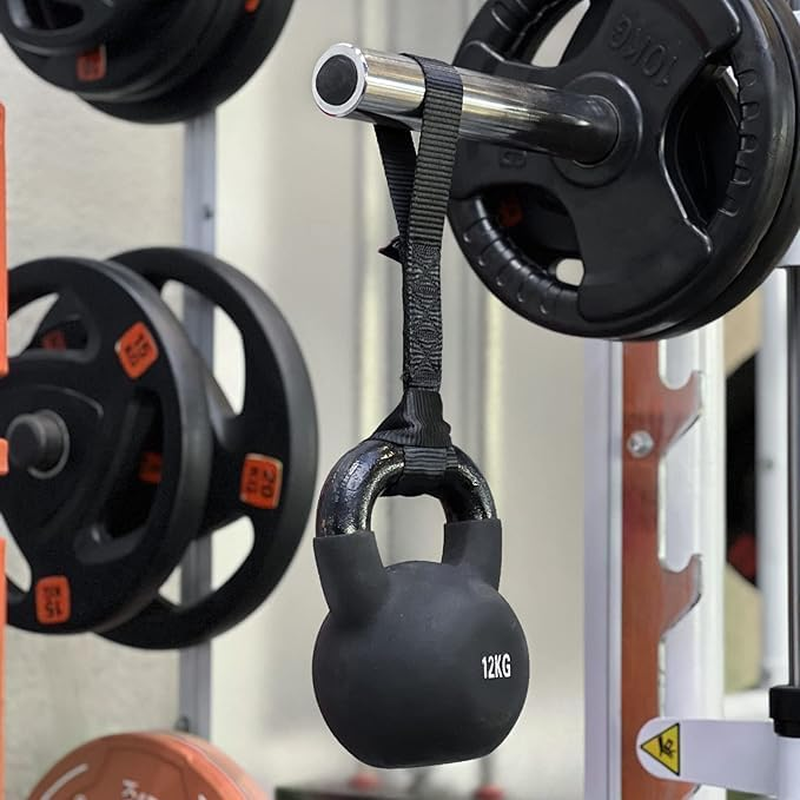 Soft Loop Tie down Straps - 4 Pack Heavy Duty Motorcycle Fastening Device, Nylon Cargo Straps (Black)