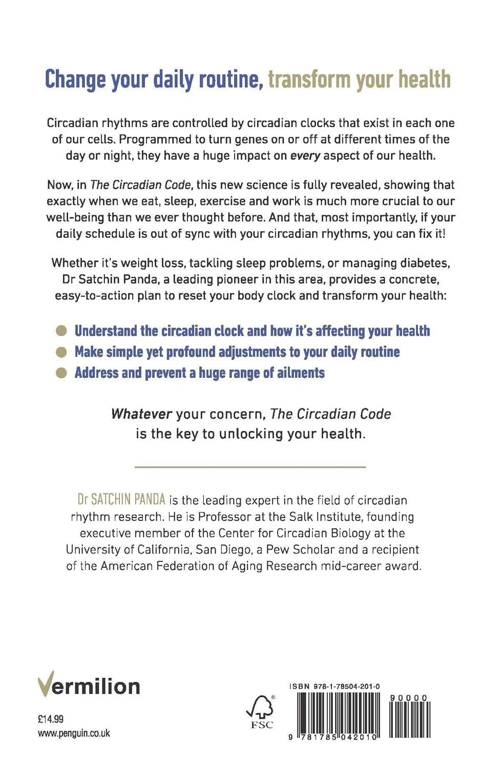 The Circadian Code: Lose Weight, Supercharge Your Energy and Sleep Well Every Night image number 1