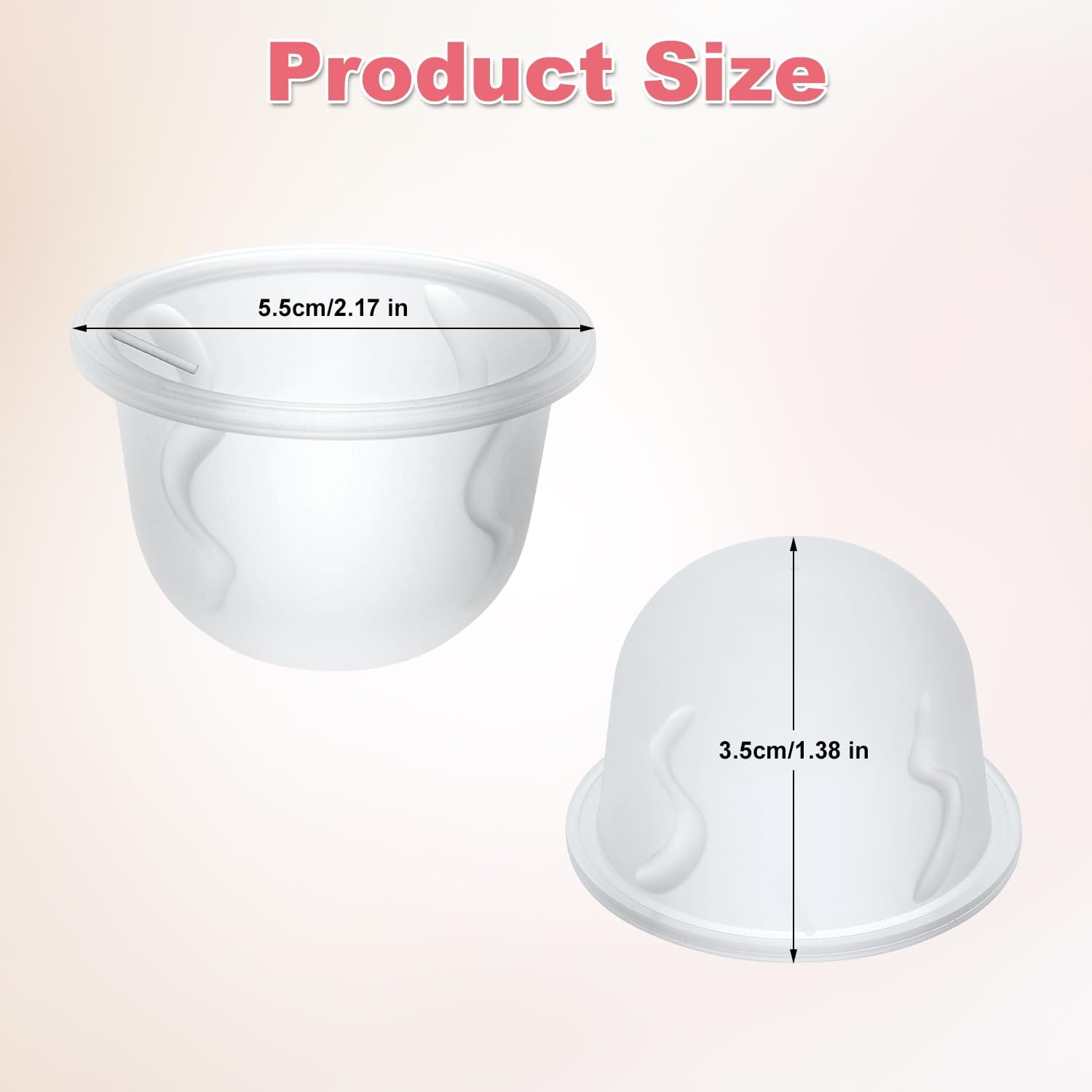 BOXOB 2Pcs Silicone Rubber Diaphragms Replacement Parts, Bpa-Free Breast Pump Bowl Breastfeeding Accessory for Zomee Z1/Z2 Breast Pump Parts for Motif Twist