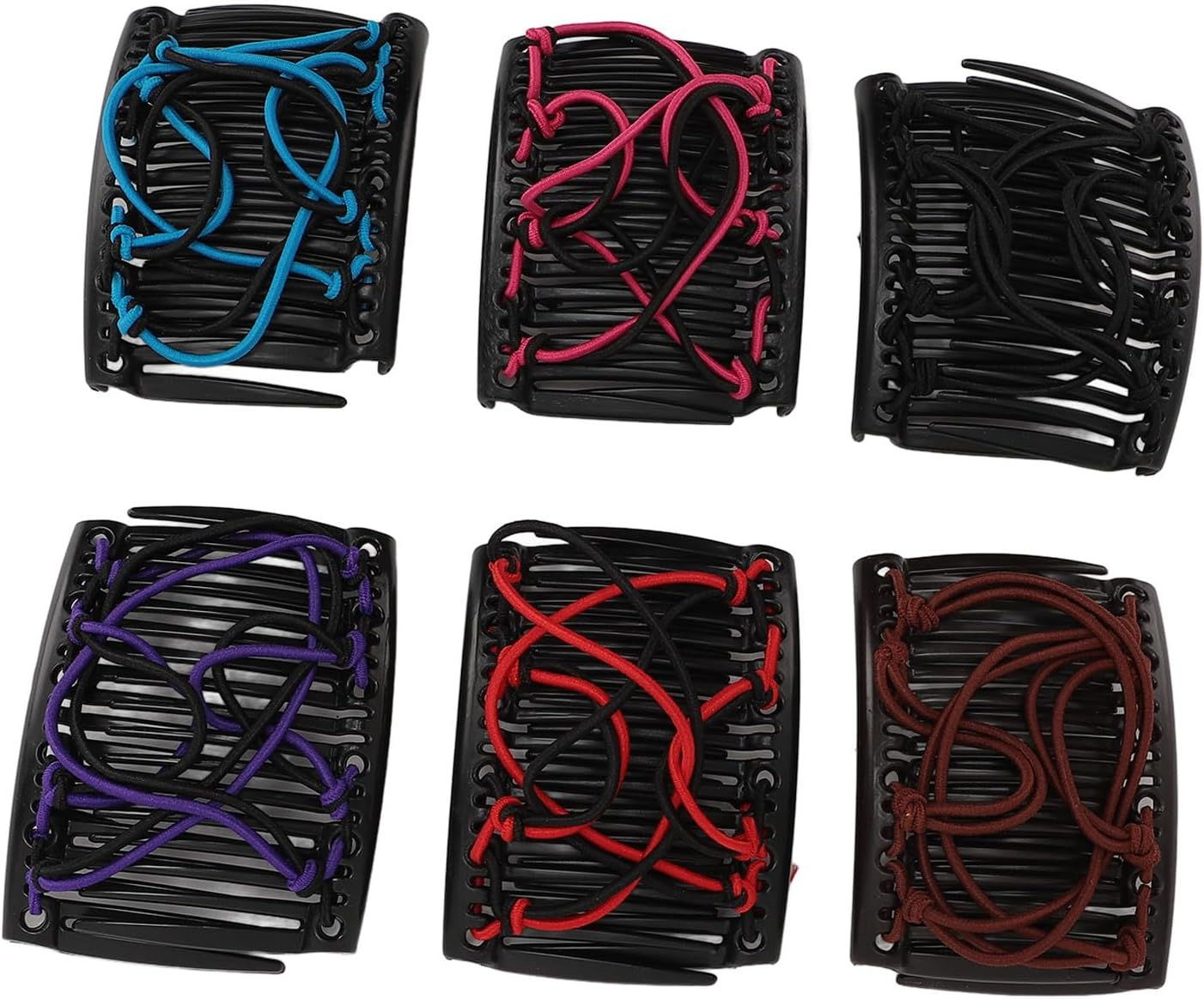 Magic Hair Comb Vintage Stretchy Double Comb Hair Forks Clips Bun Maker for Women and Girls Hairstyle Multipurpose Hair Accessories image number 4