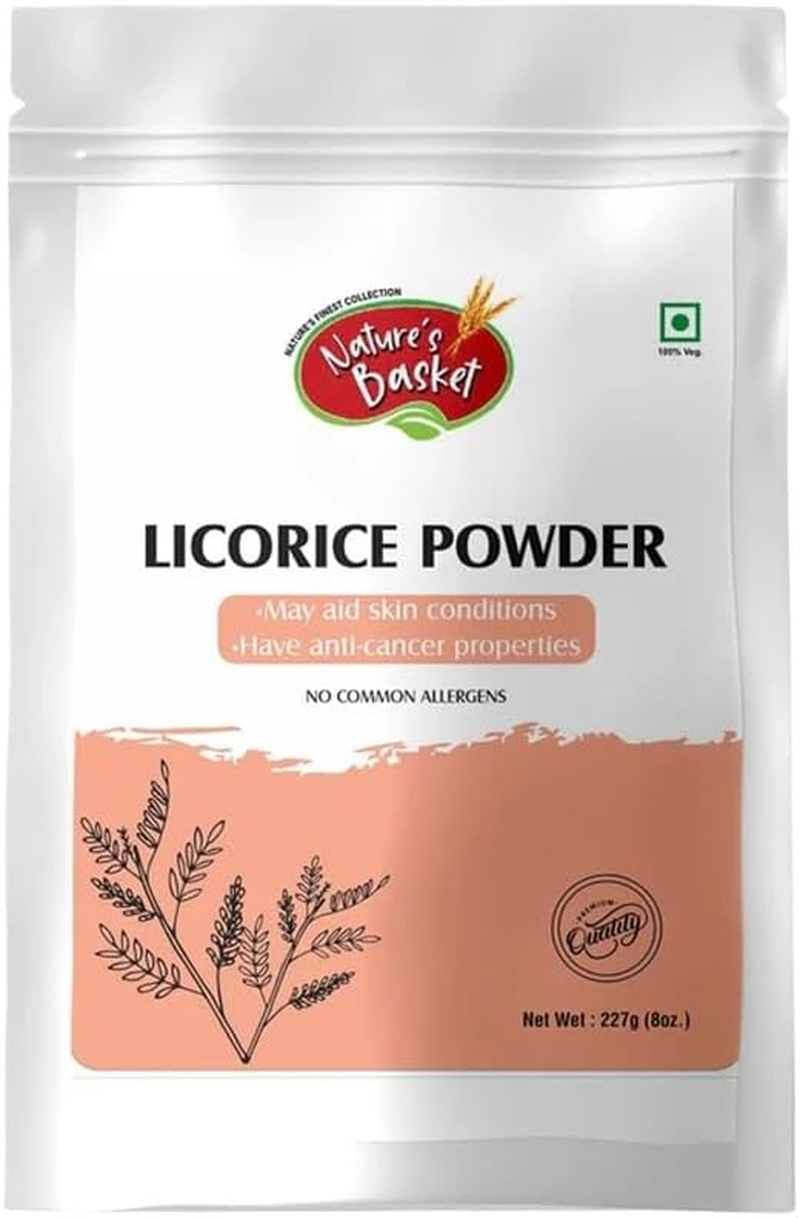 Nature'S Basket Licorice (Mulethi) Powder for Face and Skin (227G) image number 2