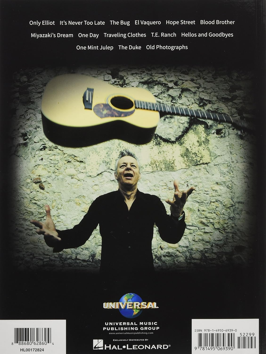 Hal Leonard Tommy Emmanuel - It'S Never Too Late Guitar Recorded Versions Book