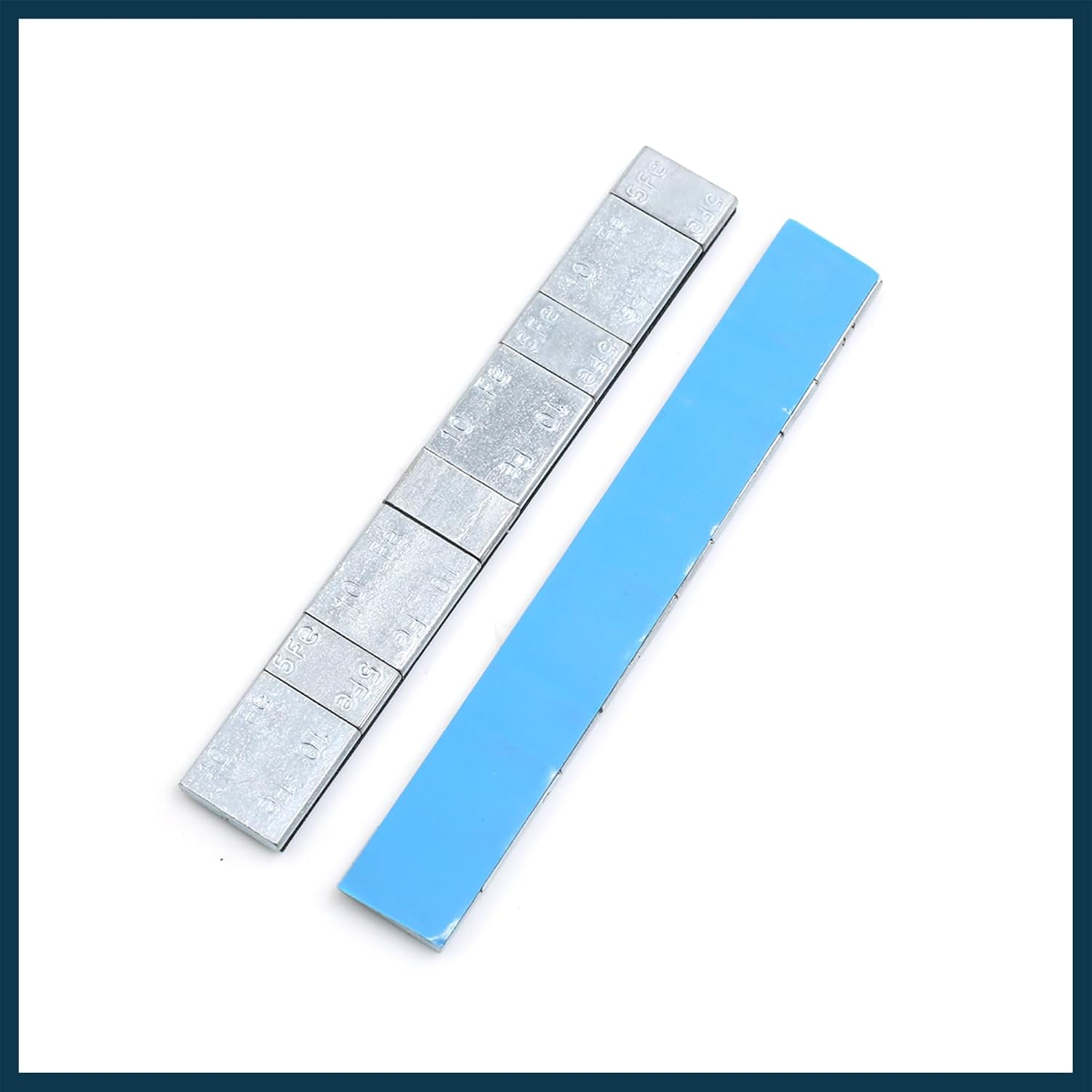 2.1Oz Motorcycle Wheel Balance Weights Strips 134 X 18Mm 10Pcs Automotive Parts image number 1