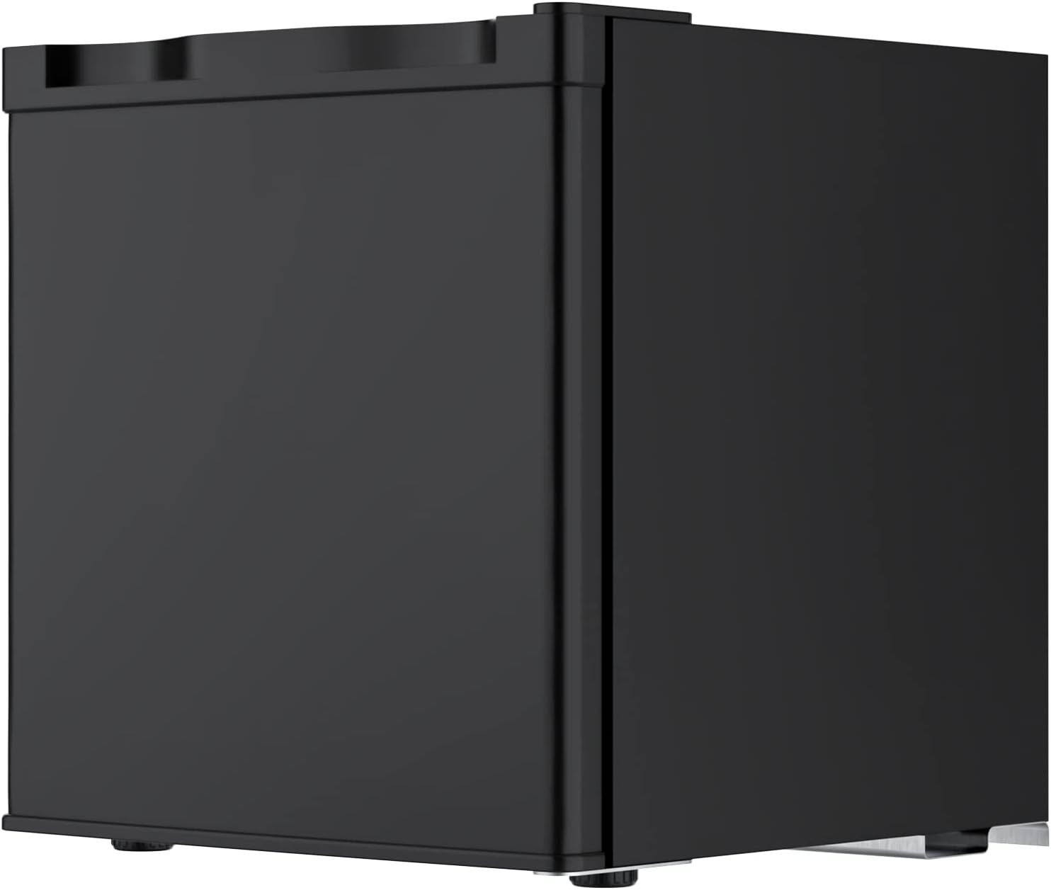 Compact Refrigerator, 48L Portable Mini Bar Fridge with Freezer, Adjustable Temperature, Removable Basket, Ideal for Cars, Road Trips, Home, Offices, and Dorms | Black image number 2