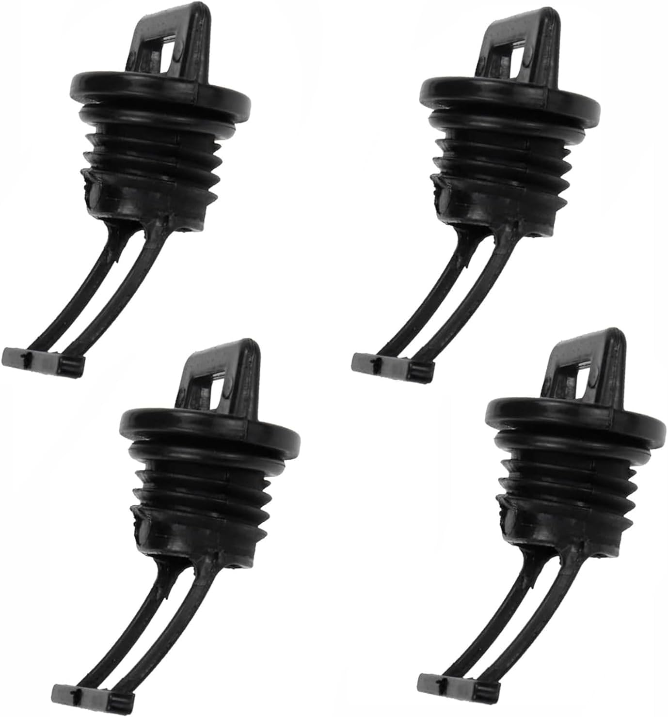 BEANPRECOY 4Pcs Nylon M19 Tapered Boat Drain Plug Replacement Part for Kayak and Marine, 19Mm Screw Bung Drain Hole Plug Receiver Kayak Thread Bungs Canoe Drain Holes Canoe Scupper Plug image number 6