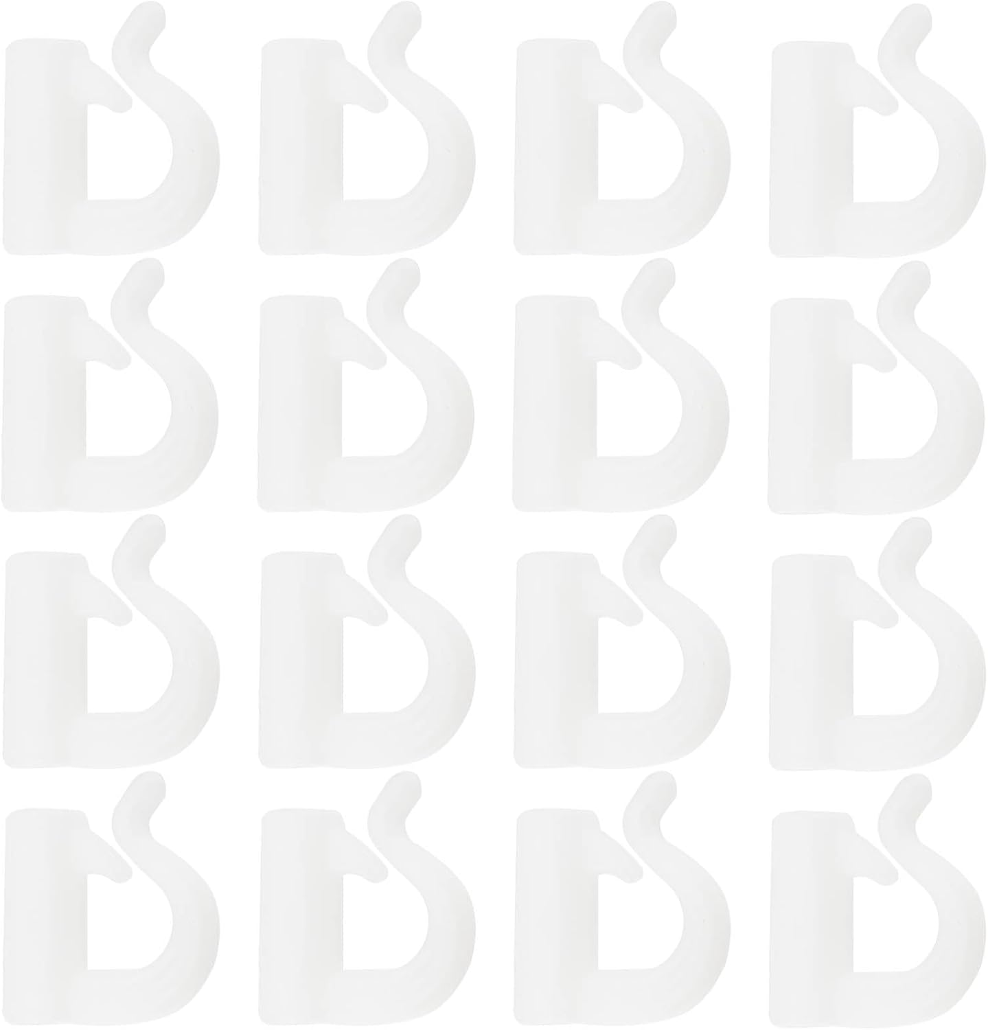 Emsea 150Pcs Quick Change Spinner Clevis Fishing U-Clip Crawler Harness Clamp for Fishing Blades and Spoons Accessories 7.87X7X0.5Mm