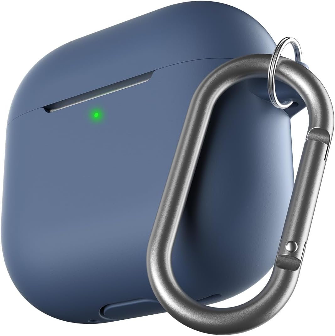 Keybudz Airpods4 Elevate Silicone Case, Airpods 4Th Generation, Full Coverage, Smooth Touch, Soft Case, Anti-Slip Coating Lid, Shockproof, Strap Hole, Carabiner Included, Drop Prevention, Airpots 4, image number 3