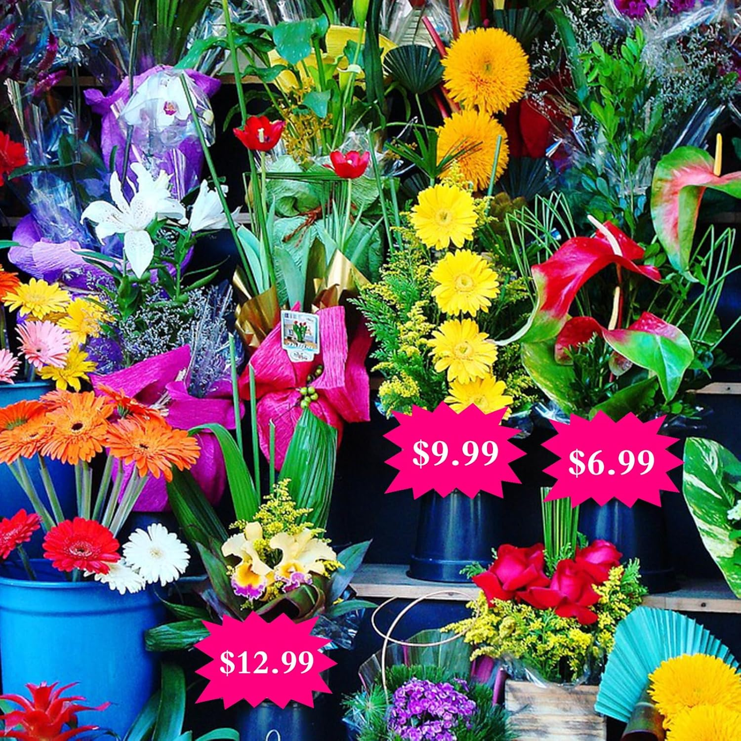 HMIEPRS Starburst Sign Star Burst Attractive Fluorescent Neon Sign Great for Store Sale Retail Home Garage Sale Tag, Nice Decoration (400PC) image number 4