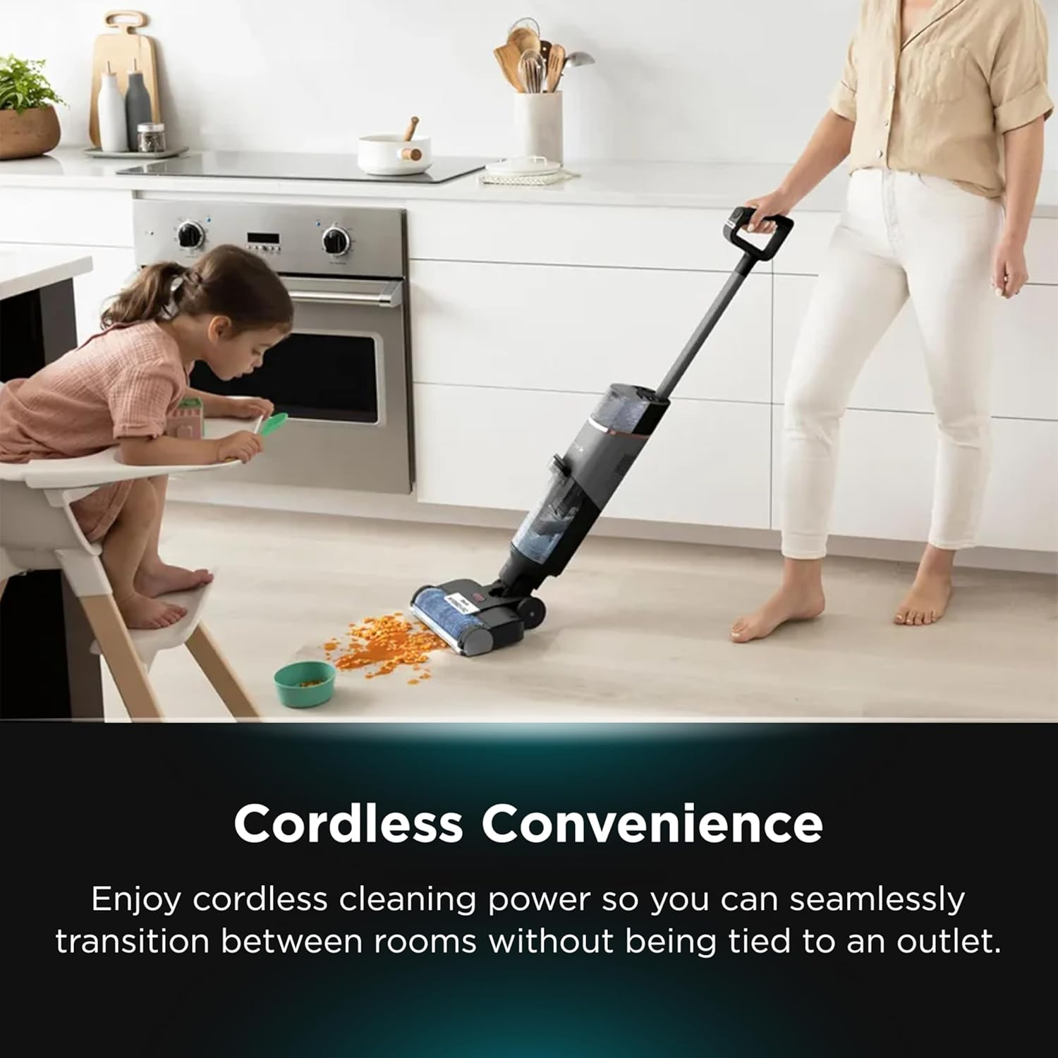 Shark Hydrovac Pro XL Cordless 3-In-1 Vacuum Cleaner, Self Cleaning Vacuum & Hydro Mop, Multi Surface & Odour Neutralising, WD210ANZ, Charcoal Grey & Rose Gold image number 3