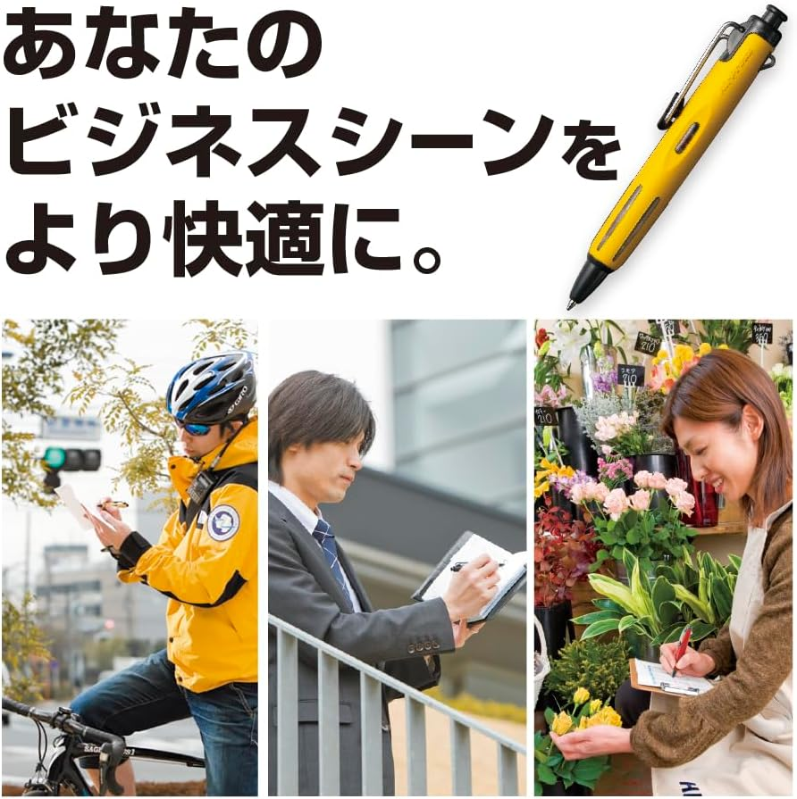 Tombow Airpress 0.7Mm Ball Point Pen Orange - Orange,Transparent image number 6