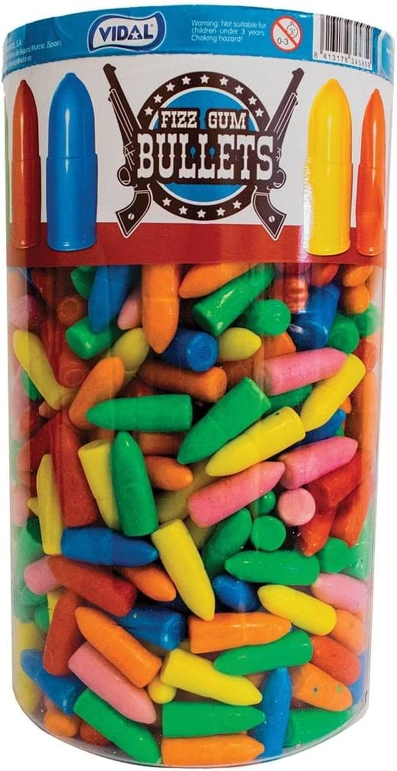 Vidal Fizzy Bullets Shaped Gum 1.89 Kg