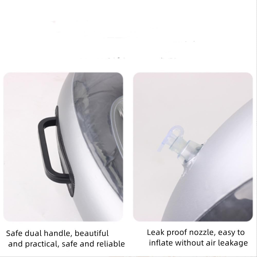 Inflatable Floating Drink Holder with Large Capacity Drink Float for Pools & Hot Tub ，Fun Inflatable Floating Drink Holder for Pool with Cup Holder，Beverage Swimming Pool Table Float for Adults image number 2