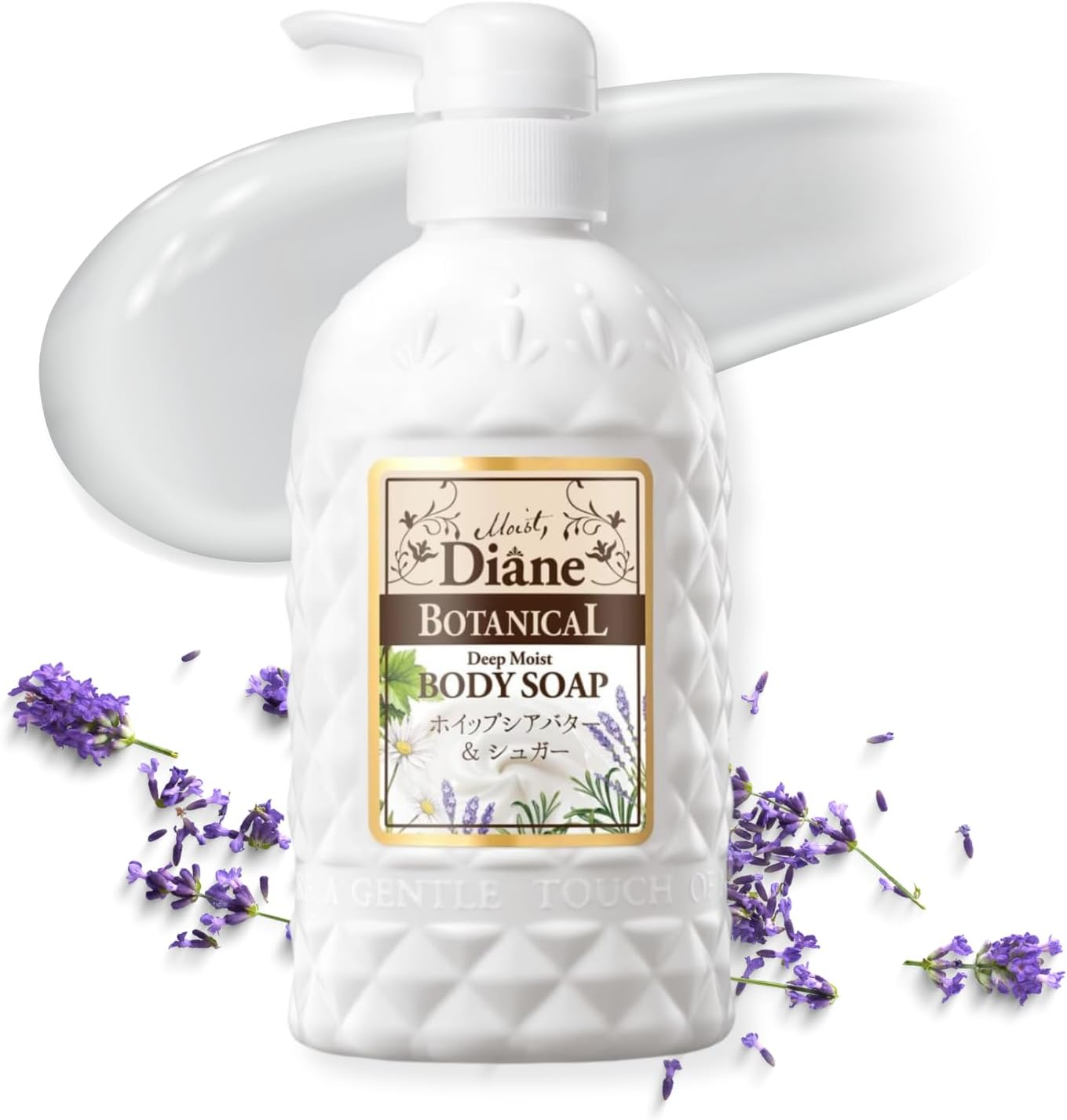 Diane Botanical Deep Moist Body Soap, Honey Orange Scent, 16.9 Fl Oz (500 Ml), Rich Moisturizing Dry Skin image number 1