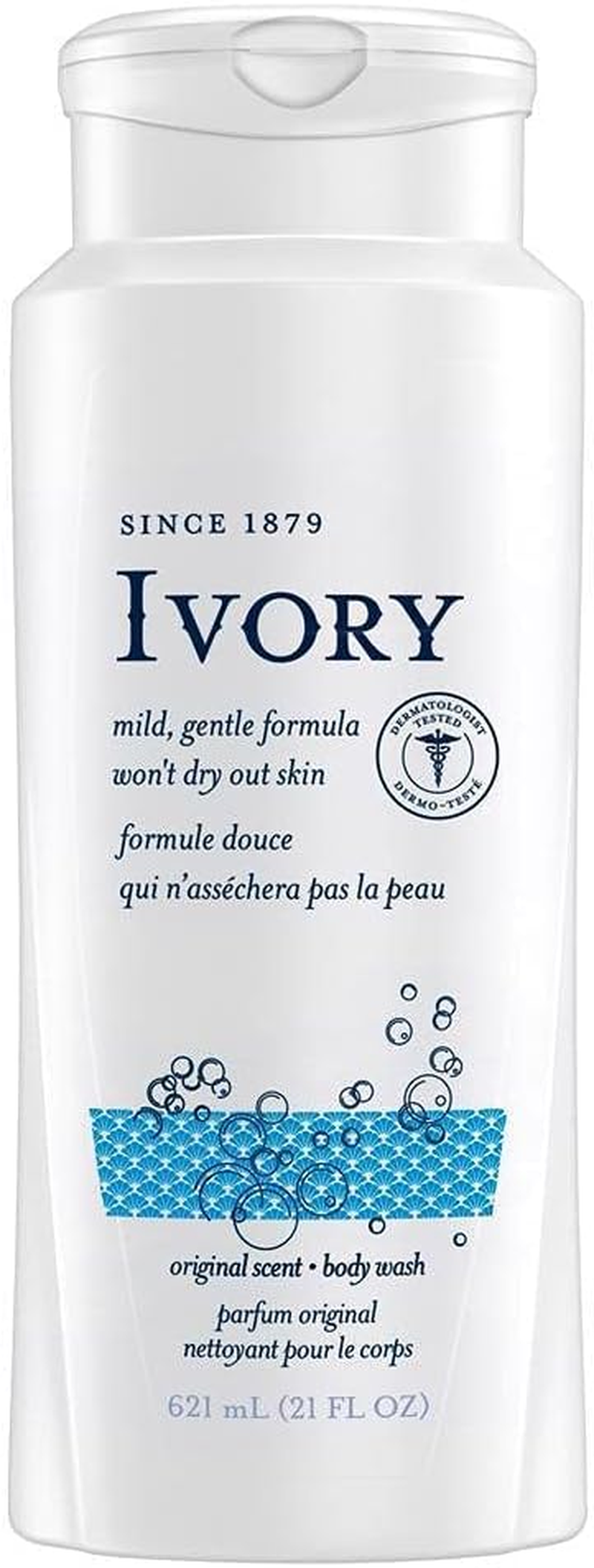 Ivory Body Wash, Original, 21 Oz (Pack of 2)