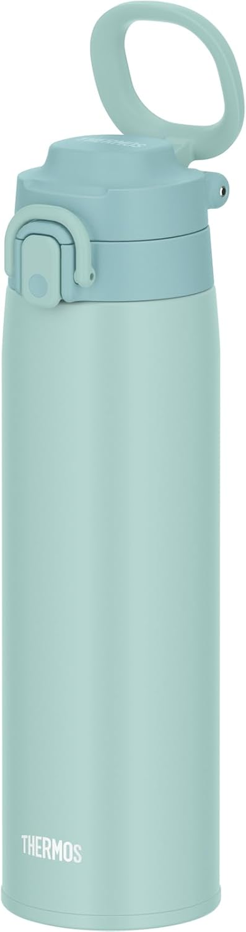 Thermos JOS-400 BE Vacuum Insulated Portable Mug with Carry Loop, 13.5 Fl Oz (400 Ml), Beige