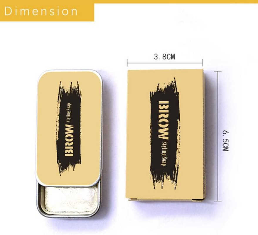 Str-Eyebrow Soap Kit - Clear Brow Styling Soap, Long-Lasting Waterproof Smudge-Proof Eyebrow Pomade for Natural, Fluffy & Defined Brows image number 6