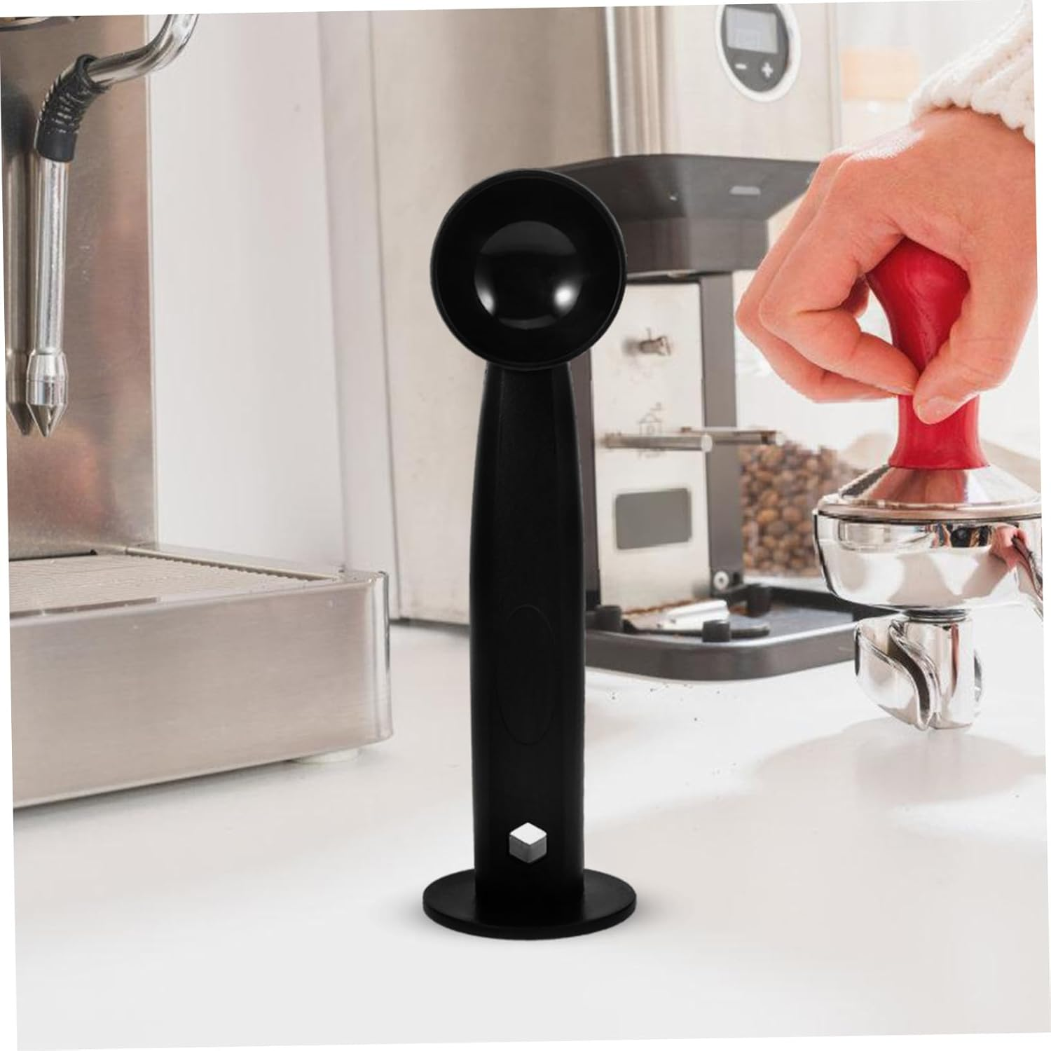 AUTSUPPL 2 in 1 Dual-Use Coffee Tamper and Tamping Spoon Multifunctional Coffee Bean Pressing Tool Suitable for Espresso and Tea Brewing image number 3