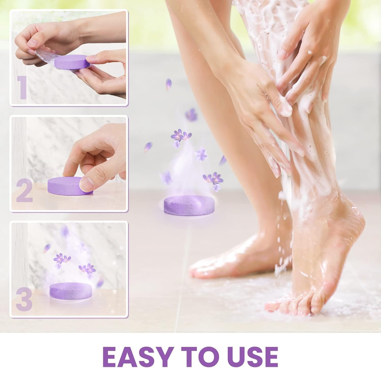 Shower Steamers Aromatherapy with Pure Essential Oil, 8 Pcs Stress Relief and Relaxation Shower Bombs for Home Spa Self Care, Bath Bombs with Elegant Packaging for Mothers Day Birthday Valentine'S Day