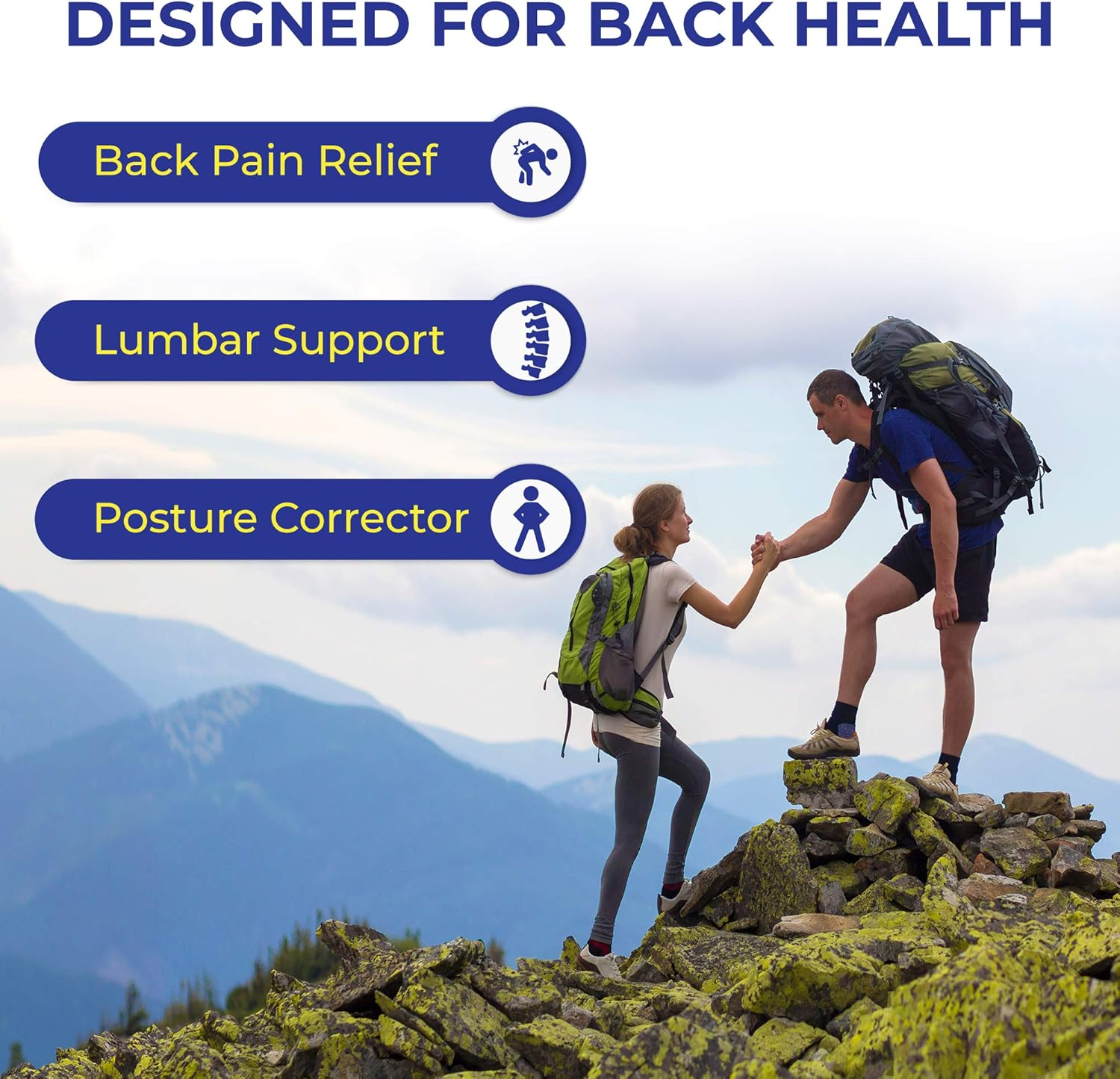 Nada-Chair Back-Up with Cushshins Premium Back Support System Turns to Convertible Pouch Bag image number 2