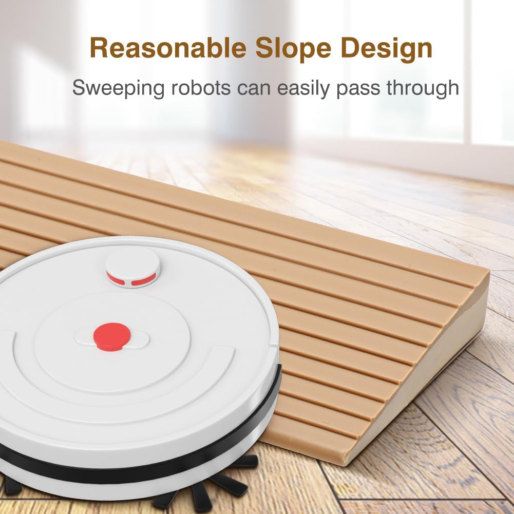 Threshold Ramp, Door Threshold Ramp, PVC Wheelchair Ramp, Non-Slip Surface, Rubber Ramp, Threshold Ramp for Wheelchair, Pushchair, Rollator or E Scooter image number 1