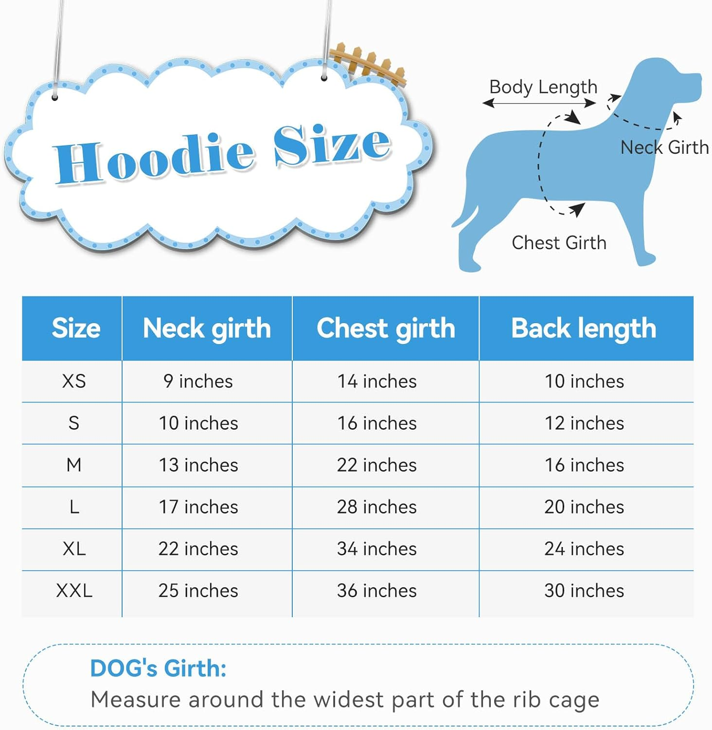 Dog Sweaters for Large Dogs Security Dog Hoodie Pet Sweater Soft Brushed Fleece Pet Clothes Hoodie Sweatshirt with Pocket(Xxl) image number 2