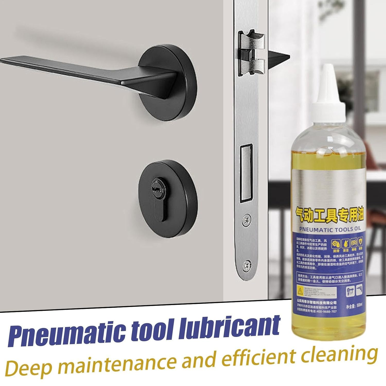 Pneumatic Tool Lubricant - High Performance Lubrication Industrial Pneumatic Lubricant - Anti-Rust Formula, Industrial Pneumatic Tool Oil, for Motorcycle Parts