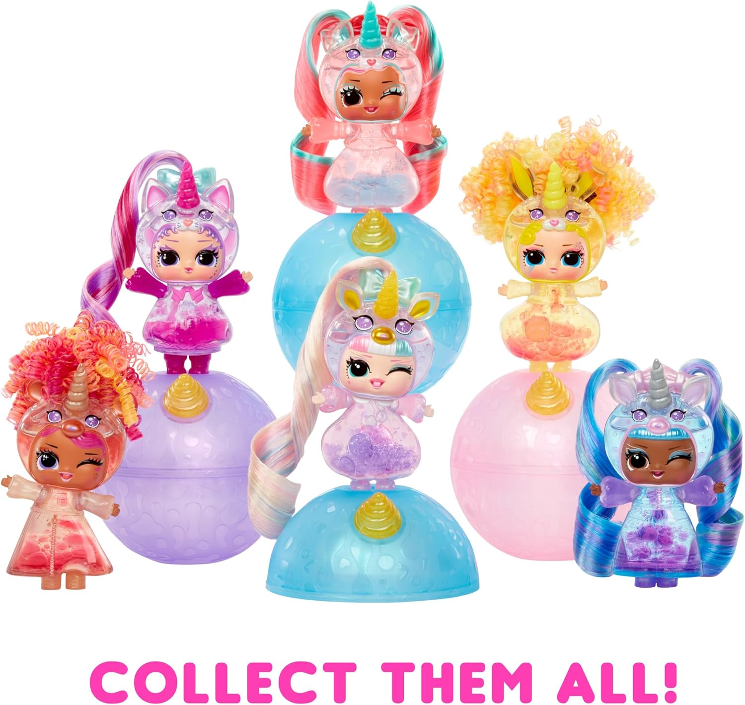 L.O.L. Surprise! Unicorns Tots - Includes 1 Doll, with 2 Colourful Potions, Lava Lamp Experience, and Transparent Features, 8 Dolls to Collect, for Children Ages 4+ image number 4