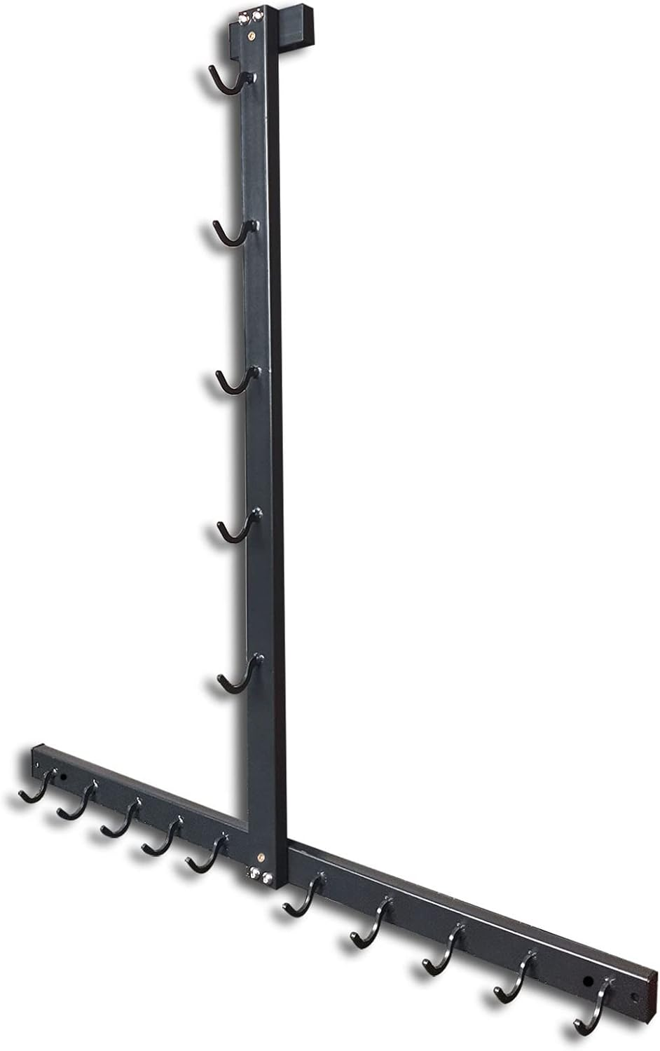 Gym Fitness LAT Pull down Bar Storage Rack for Mag Grip, Heavy Duty A-Frame Stand for LAT Pulldown Attachments & LAT Bar