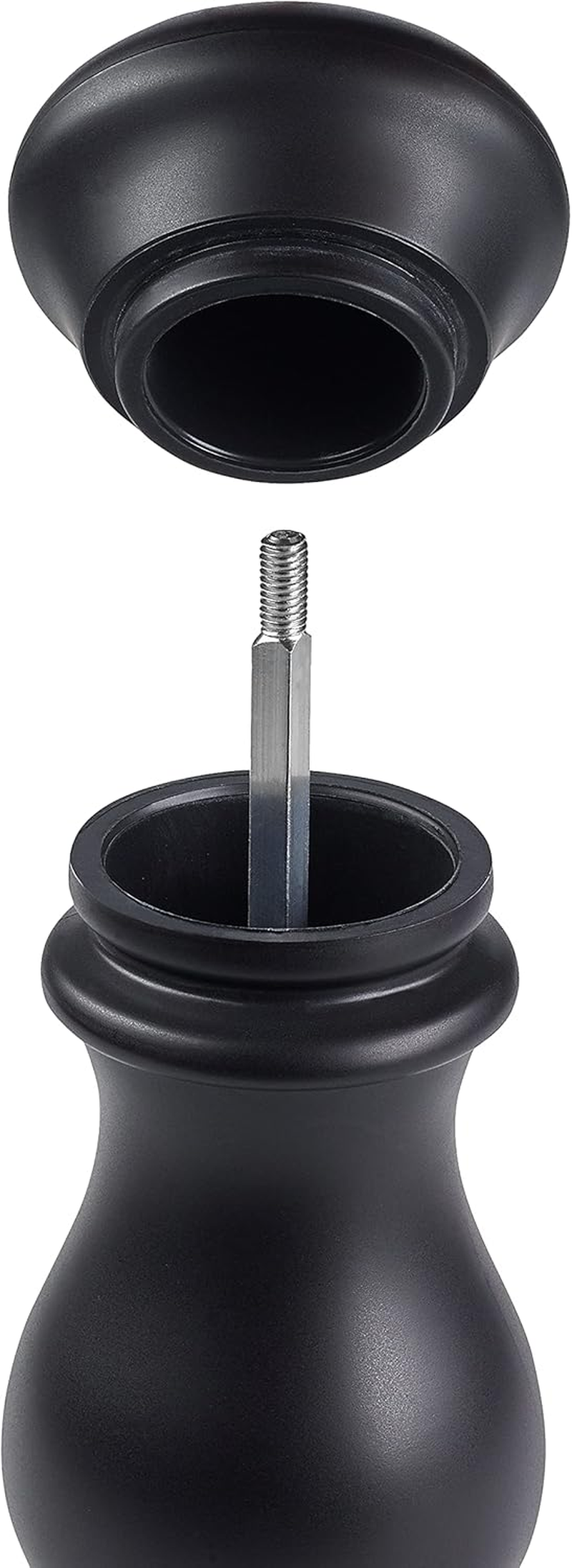 Cole & Mason Southwold Black & White Salt and Pepper Mill Set Gift Set - 165Mm Adjustable Grind | Classic Capstan Design | Diamond Sharp Ceramic Mechanism | 10-Year Guarantee | ABS Plastic image number 6