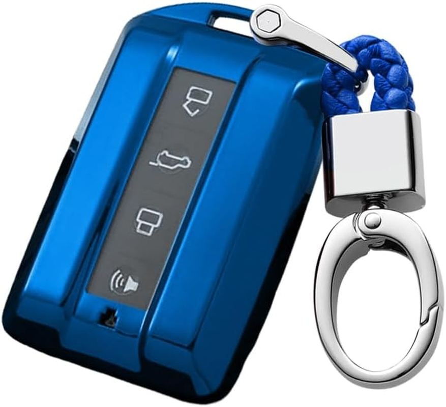 Ontto TPU Car Key Fob Cover Fit for Great Wall GWM WEY TANK 300 500 Tank300 Tank500 Key Case Silicone Key Shell Key Holder Keychain Accessories