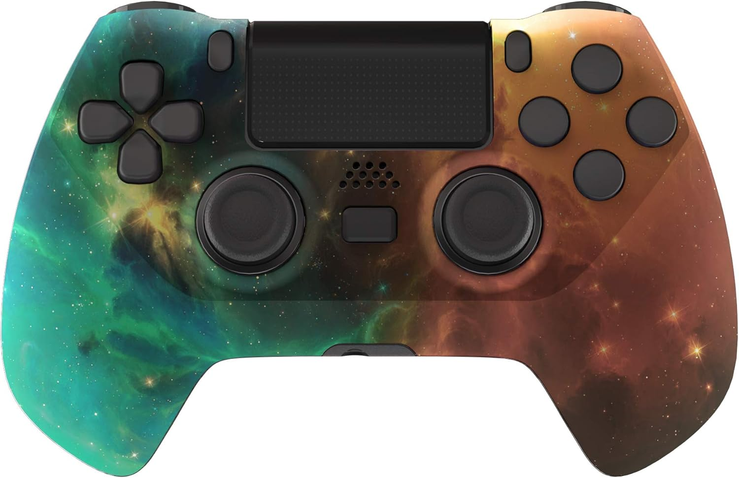 Extremerate Orange Star Universe Decade Tournament (DTC) Upgrade Kit Compatible with PS4 JDM-040/050/055, Upgrade Board & Ergonomic Shell & Back Buttons & Trigger Stops - Controller NOT Included image number 3