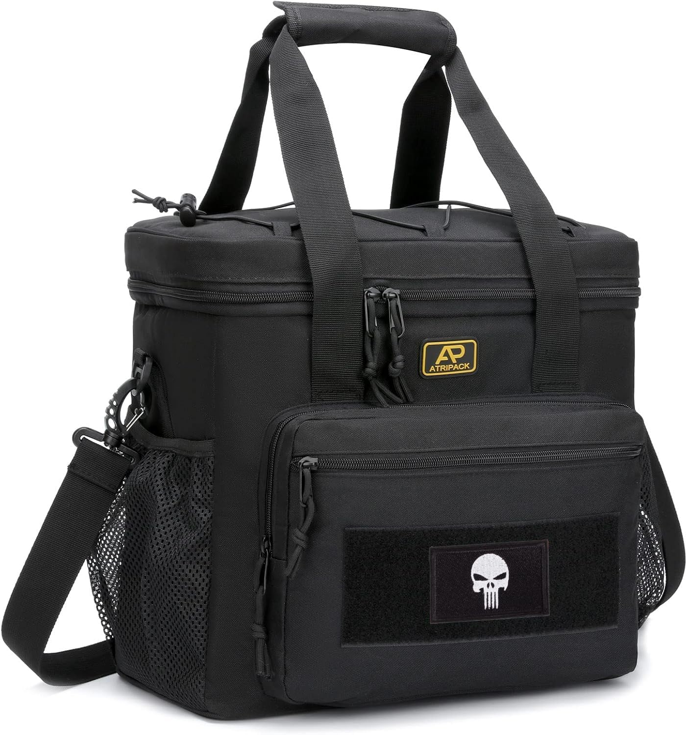 Lunch Box for Men, Tactical Lunch Bag MOLLE Webbing Leakproof Insulated Large Lunch Cooler Women Adult Meal with Adjustable Lunch Pail for Work Finishing Picnic Office