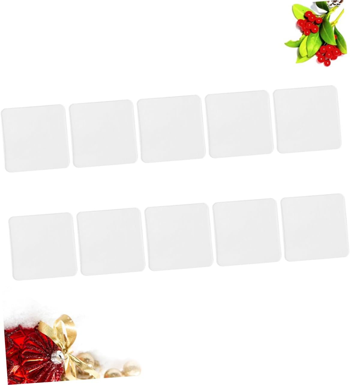 20Pcs Double Sided Adhesive Tape Strong Nano Tape White for Car Home Office Bathroom image number 4