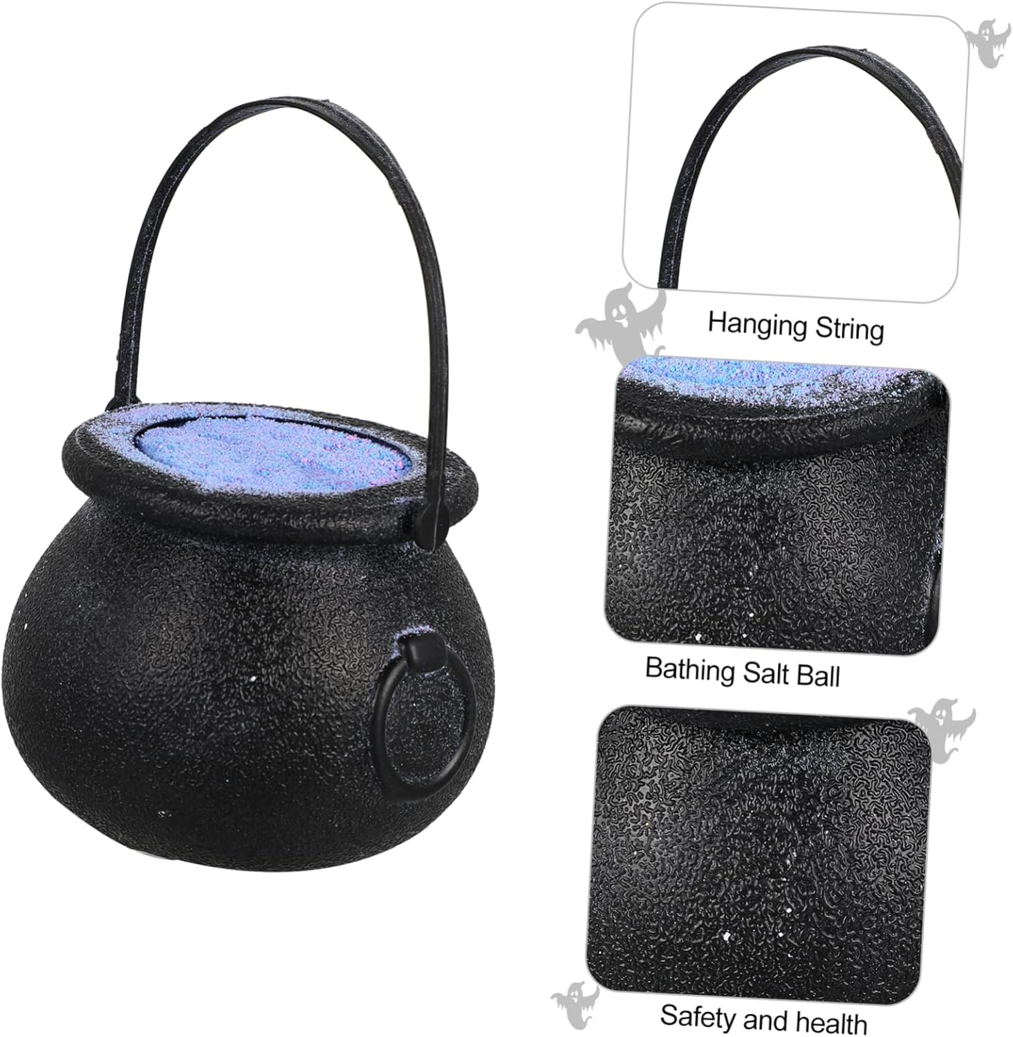 BELLIFFY 1Pc Halloween Themed Bathing Witch Salts for Relaxing Spa Moisturizing and Exfoliating Skin Care for Parties and Home Use image number 3