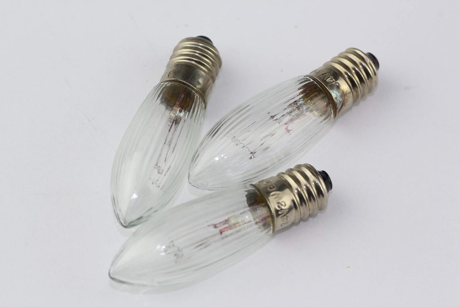 Konstsmide 1042-030 Official Spares Welcome Light Bulbs, 34 V, 3 W - Pack of 3, Clear image number 1