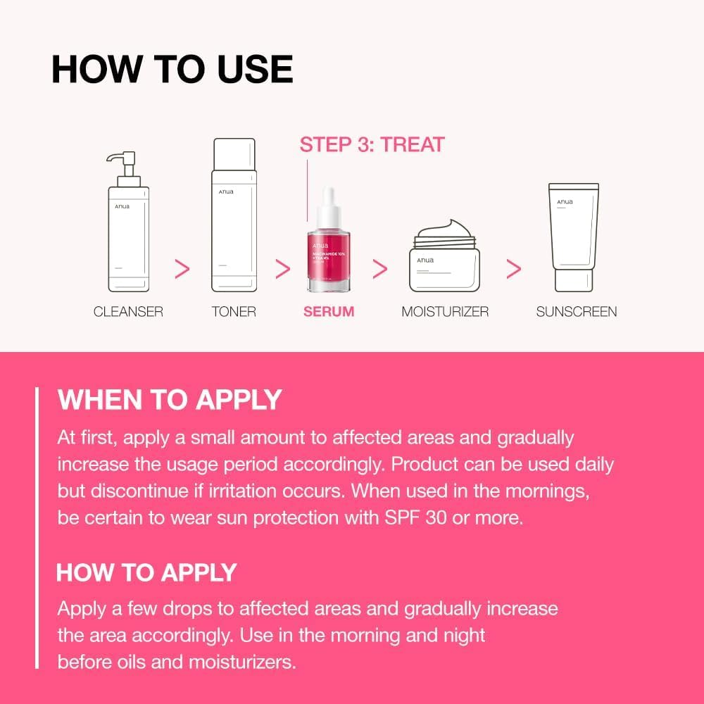 Anua Niacinamide 10% + TXA 4% Dark Spot Removing Serum 30 Ml image number 5