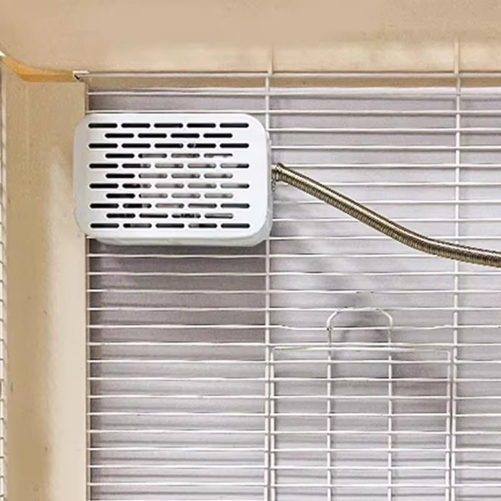 Byttlerom Bird Cage Heater Simulated Natural Environment Lighting Warming Heat Lamp anti Bite Warmer Light for Parrots Parrot image number 6