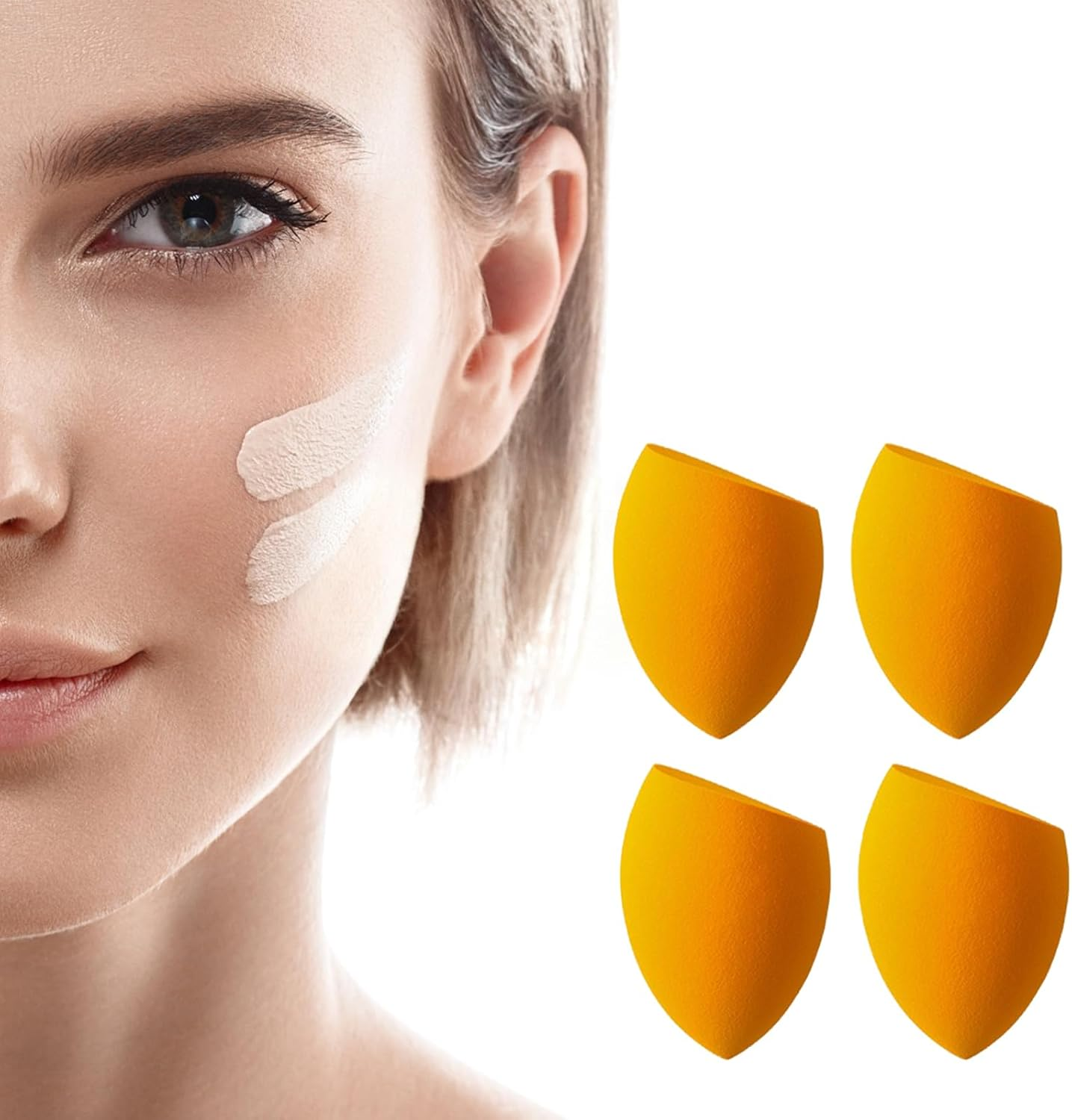 BGENHPON Makeup Sponges Blender Set Professional Beauty Sponge - Foundation Blending Blender for Liquid Powder Sunscreen and Cream with Beauty Blender Make up Sponge for Professional Makeup Application