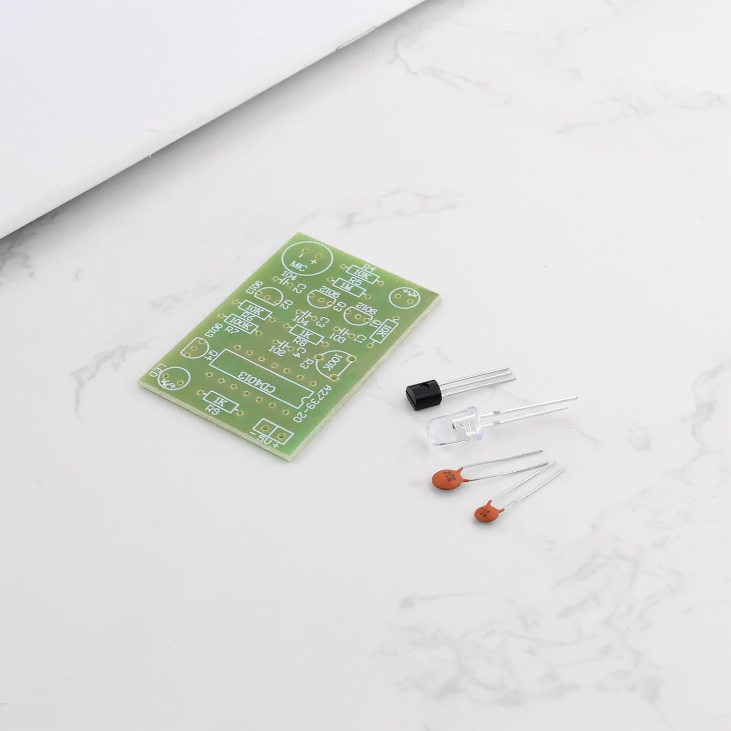 YINETTECH 2 Sets Electronic Candle Kit Soldering Practice Kit Compatible with Children Students Electronics Kit Led DIY Kit image number 1