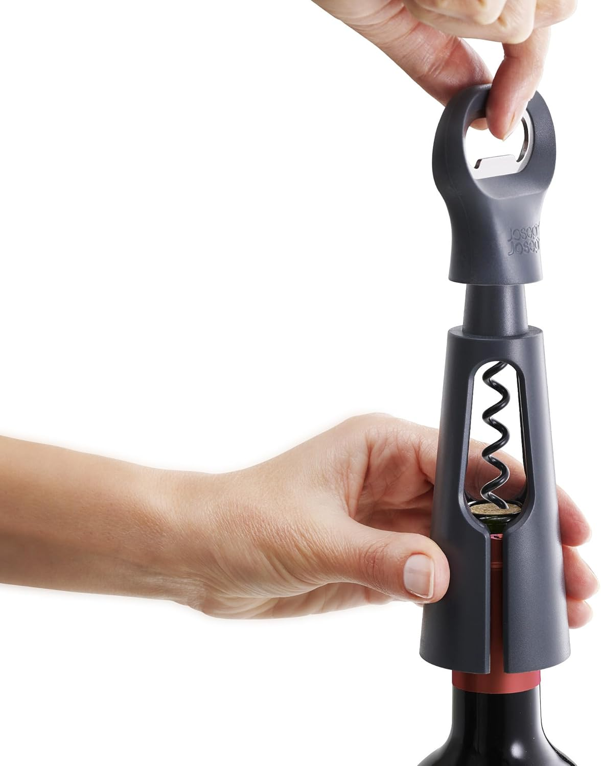 Joseph Joseph Duo 3-In-1 Corkscrew, Black image number 1